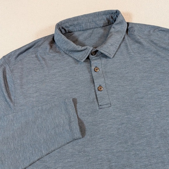 lululemon athletica Other - Lululemon Evolution Long Sleeve Polo Shirt Mens Size Large Athleisure Golf